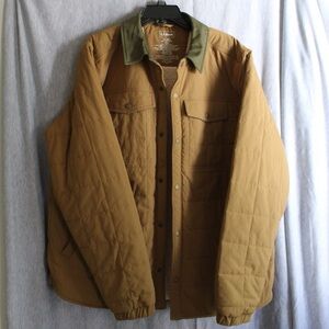 NWOT LL Bean Men’s Insulated Utility Shirt Jacket